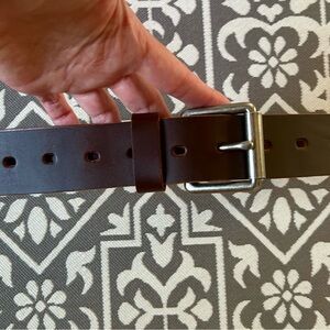 Men's Dickies Perforated Leather Single Prong Buckle Belt. Size 36